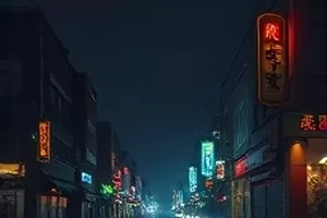 《旧唱片店》音乐纪录片封面，木质唱片架与黑胶唱片